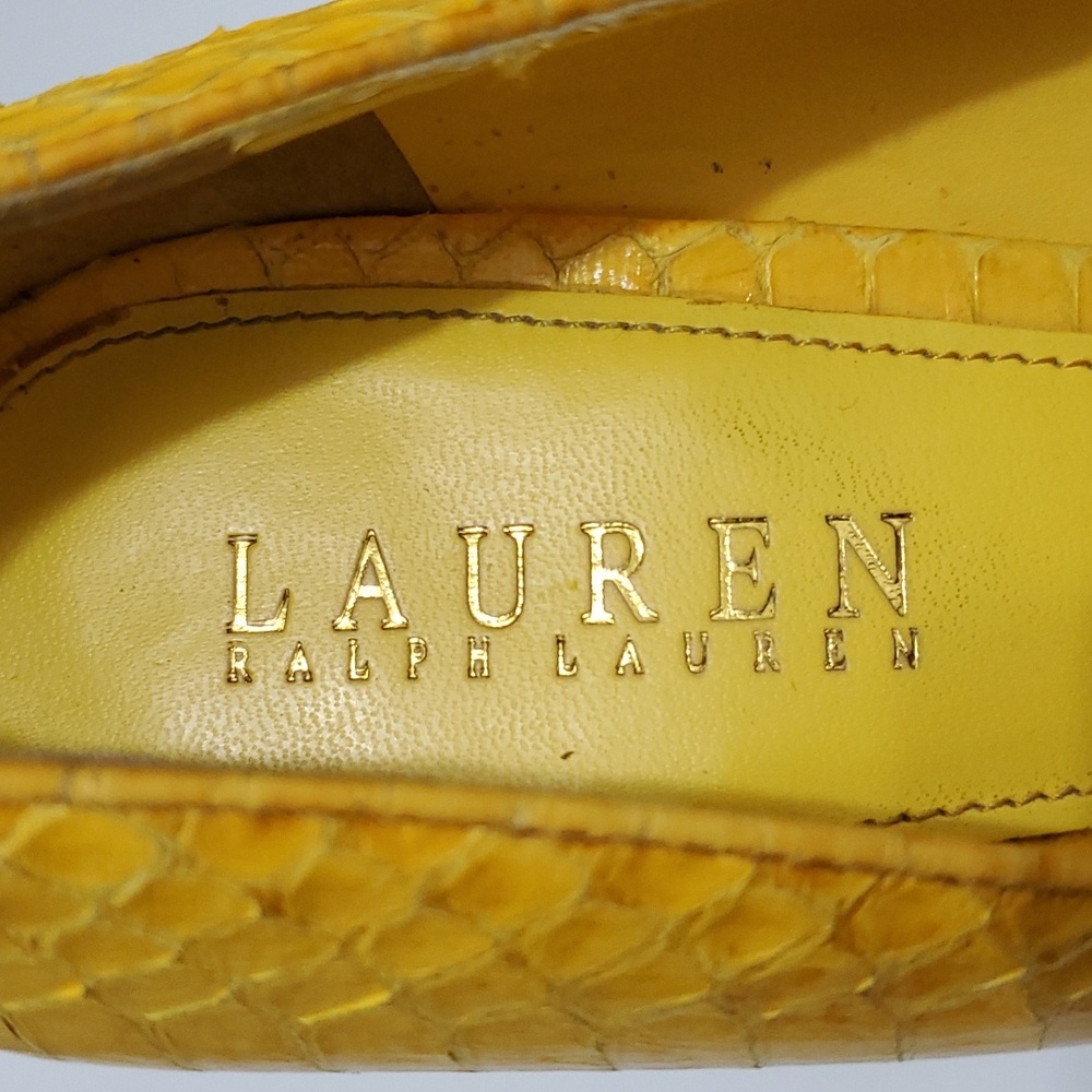 Ralph Lauren reptile shoes. Kailee stiletto pumps. Size 9B. - Picture 10 of 13